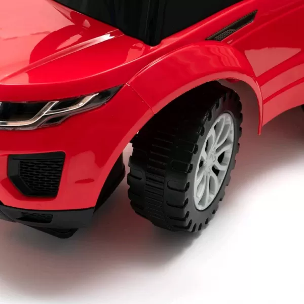 Baby Mix Dětské hrající odrážedlo s vodící tyčí SUV 3v1 růžové