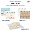 Asalvo Hrací podložka PLAY MAT XL 120*180cm ANIMALS-CITY