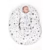 New Baby Univerzální kojící polštář ve tvaru C hvězdy šedé