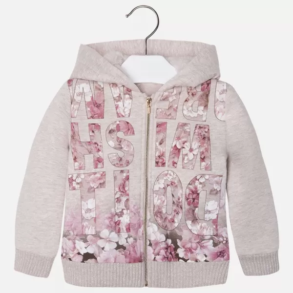 MAYORAL Mikina krémová RŮŽE