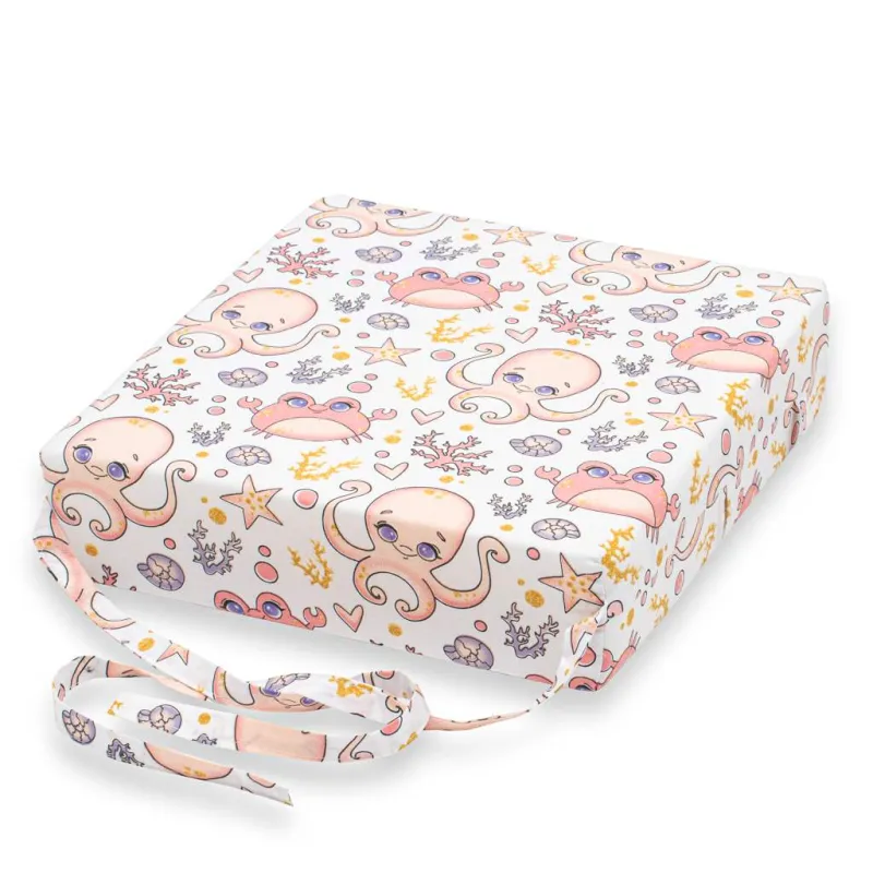 New Baby Podsedák pro děti BASIC chobotnice pink