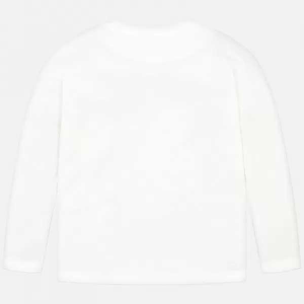 MAYORAL Triko bílé PILOT MAN