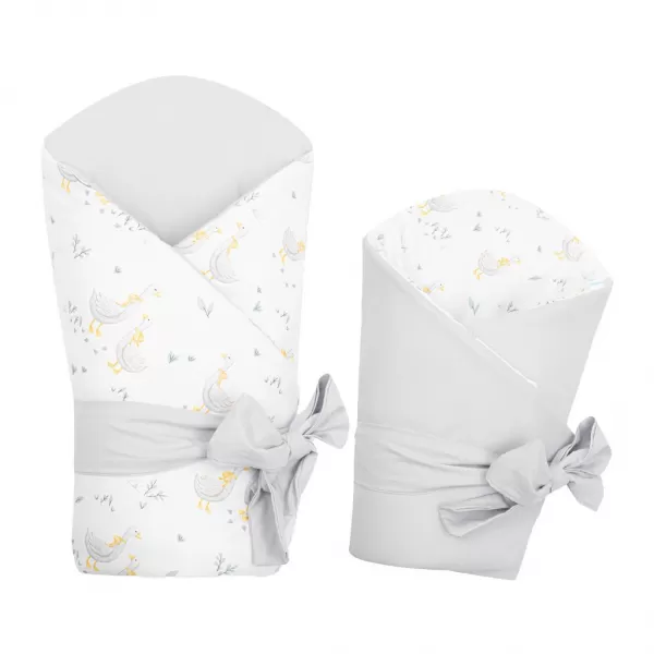 New Baby Oboustranná dětská zavinovačka Husičky 80x80 cm