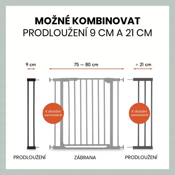 Hauck Zábrana Open N Stop 2 rozšíření o 9 cm