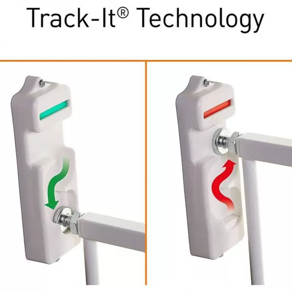 DREAMBABY Zábrana bezpečnostní Broadway 2-panelová extra široká 76-134,5 cm