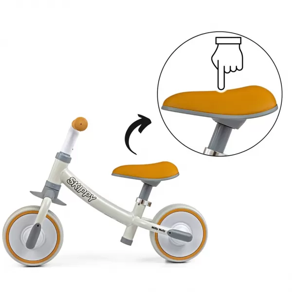 Milly Mally Dětské odrážedlo kolo Skippy white