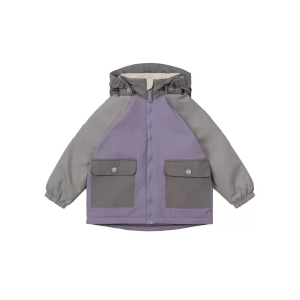 LEOKID Bunda Lilac Gray vel. 12 - 18 měsíců (vel. 80)