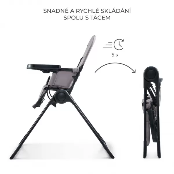 KINDERKRAFT Židlička jídelní Binci