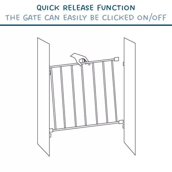 Baby Dan Otvorová zábrana Emma kov 56,5-81,5 cm, šroubovací