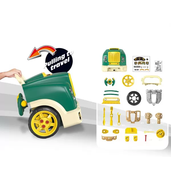 Milly Mally Realistický model přední části auta s otevírací kapotou N-GINE green