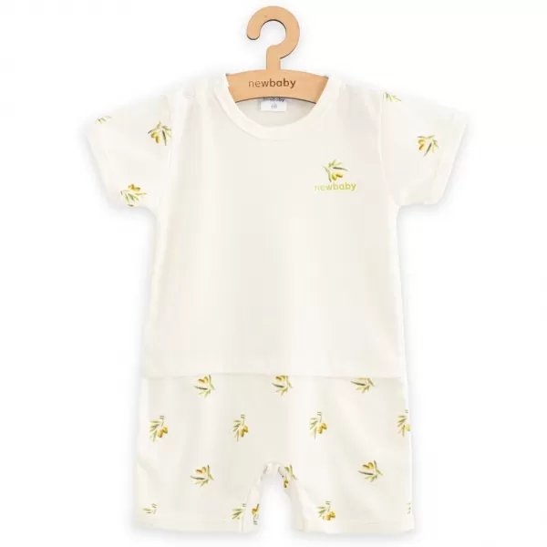 New Baby Kojenecký letní overal z organické bavlny Olivy