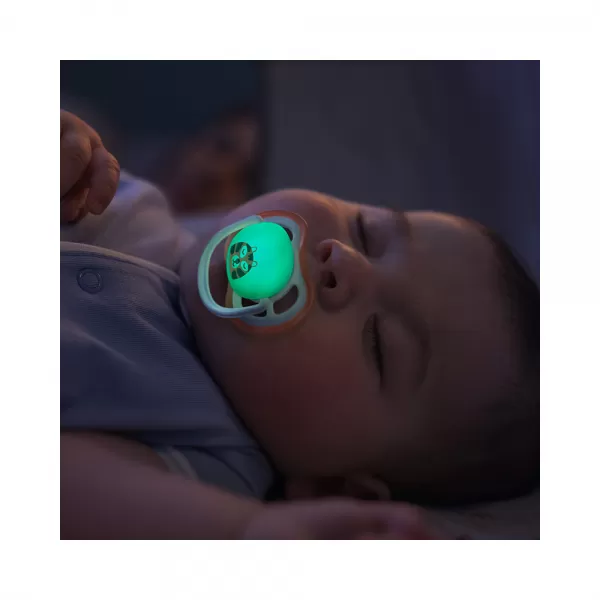 Philips AVENT Šidítko Ultra air noční 0-6m, 2ks