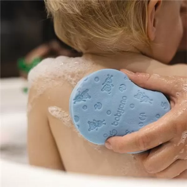 BABYONO Houbička na mytí - modrá