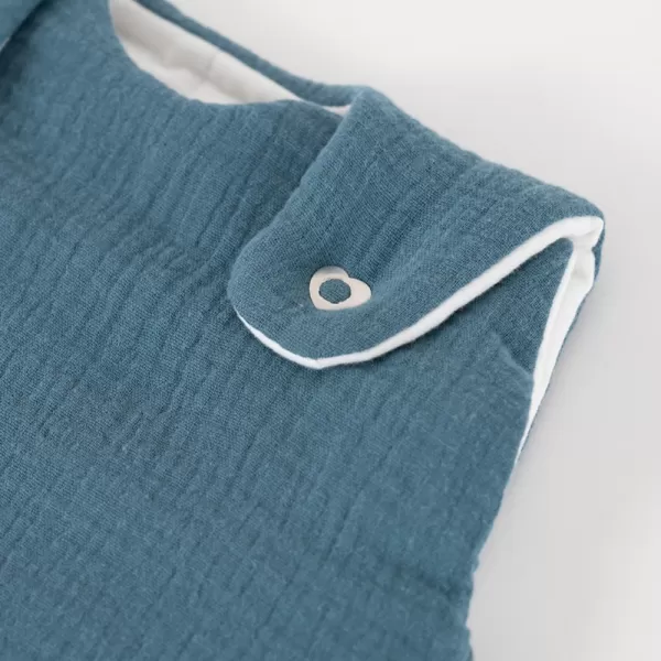 TRÄUMELAND Vnější spací pytel Liebmich Musselin Jeansblau 50/56