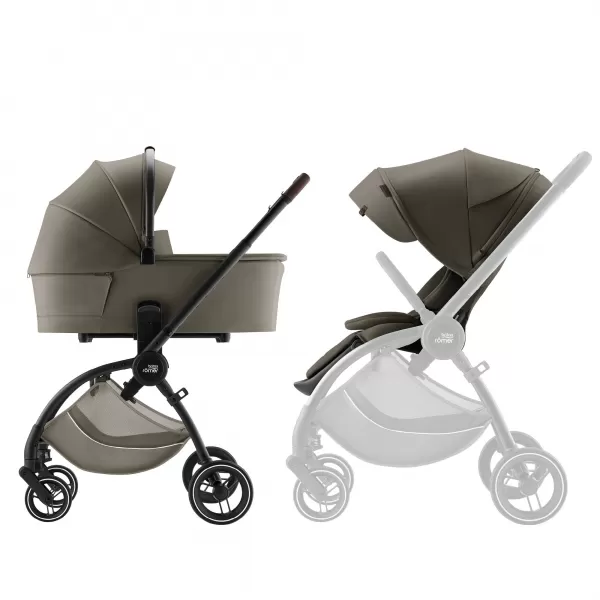 Britax Set kočárek Rio + hluboká korba Lux