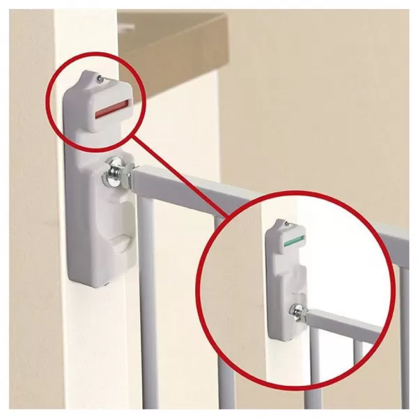 DREAMBABY Zábrana bezpečnostní Broadway 2-panelová extra široká 76-134,5 cm