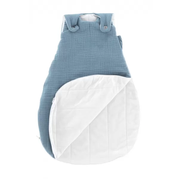 TRÄUMELAND Vnější spací pytel Liebmich Musselin Hellblau 50/56