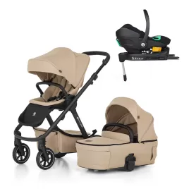 PETITE&MARS Kočárek kombinovaný ICON 2v1 LITE RWS + Core Pro i-Size Black Grey + Báze