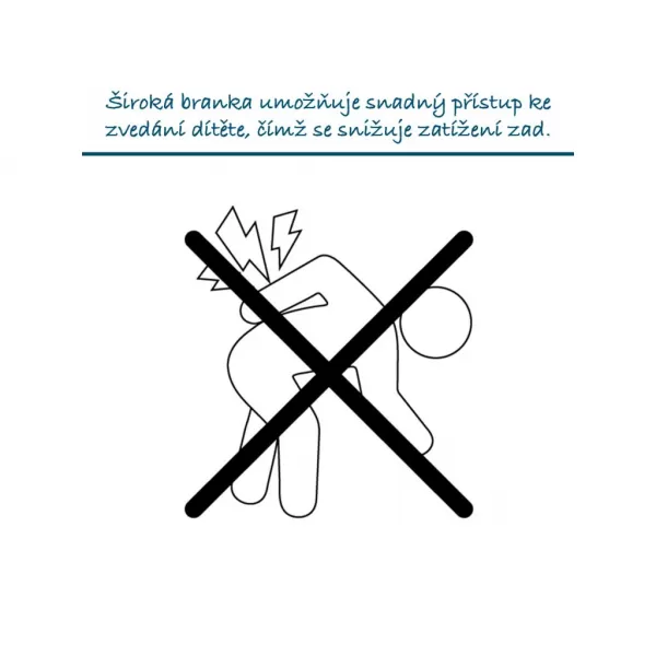 Baby Dan Univerzální prostorová zábrana CombiFit XXL, černá