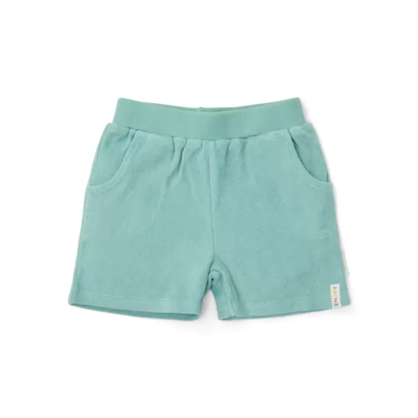 Little Dutch Tričko a kraťasy Seashells / Stripes Surf Blue vel. 98/104