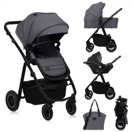 LIONELO Kočárek kombinovaný Amber Plus 3v1