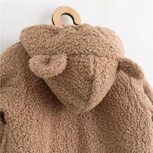 New Baby Kojenecký zimní overal bez šlapek Teddy Winter