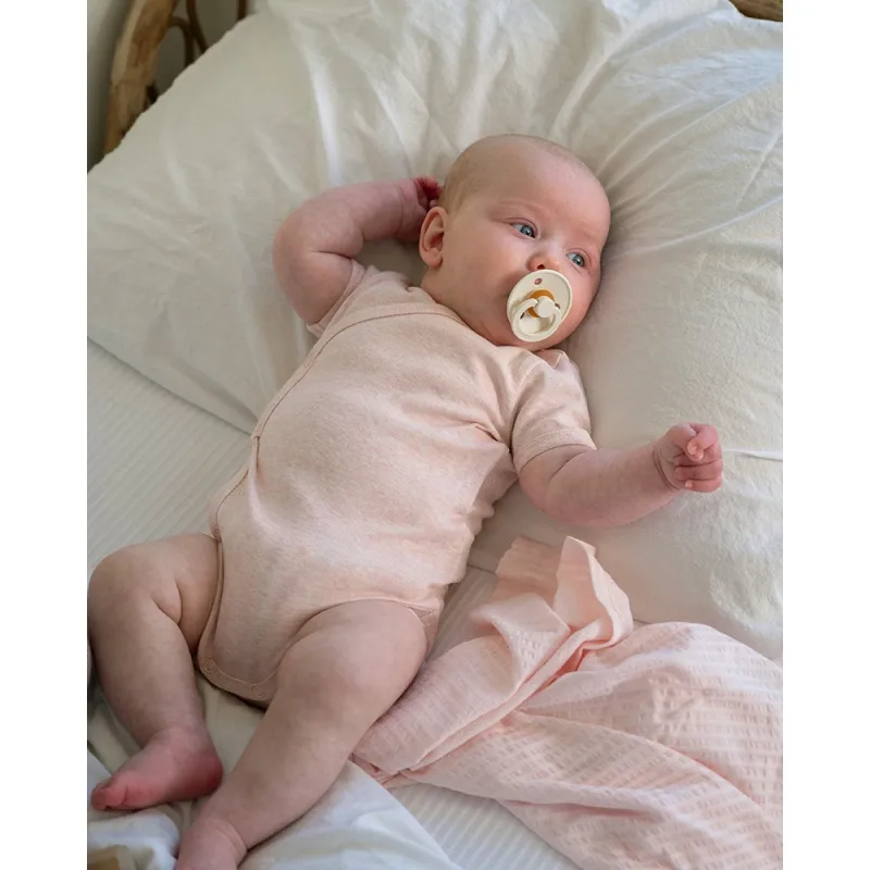 LODGER Body s krátkým rukávem Melange Tan vel. 74