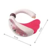 BABYONO Chrastítko s kousátkem 3m+ Swan