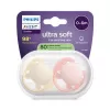 Philips AVENT Šidítko Ultrasoft Premium 0-6m dívka, 2 ks