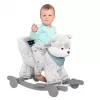 New Baby Kojenecké celorozepínací body Classic II šedé s hvězdičkami