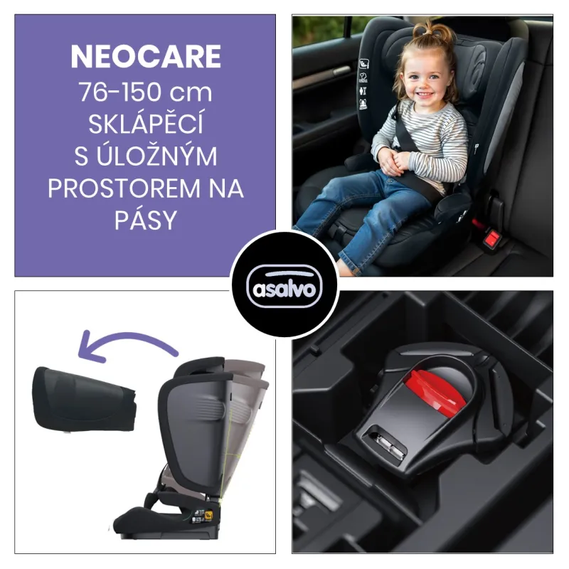 Asalvo NEOCARE iSize sklápěcí autosedačka 76-150