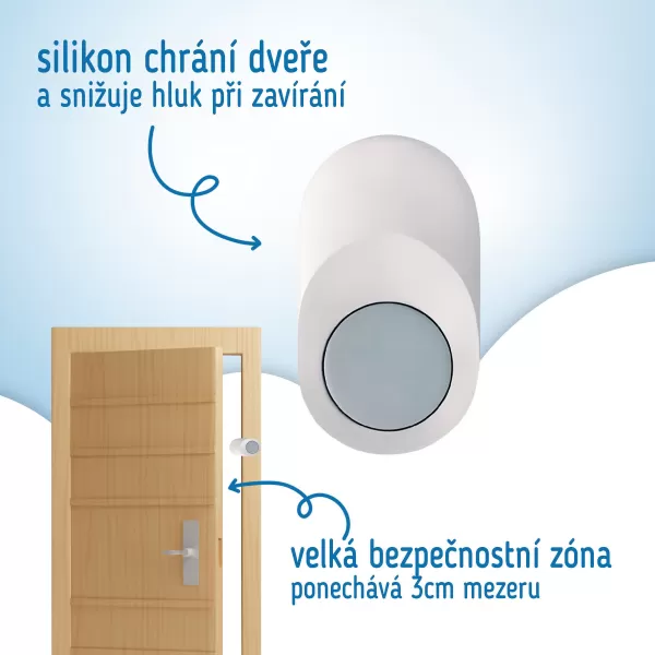 Sipo Dětská otočná zarážka do dveří s nastavením polohy, 2ks