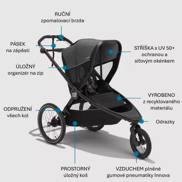 BabyJogger PRIX 2v1 (ride & cyklo)