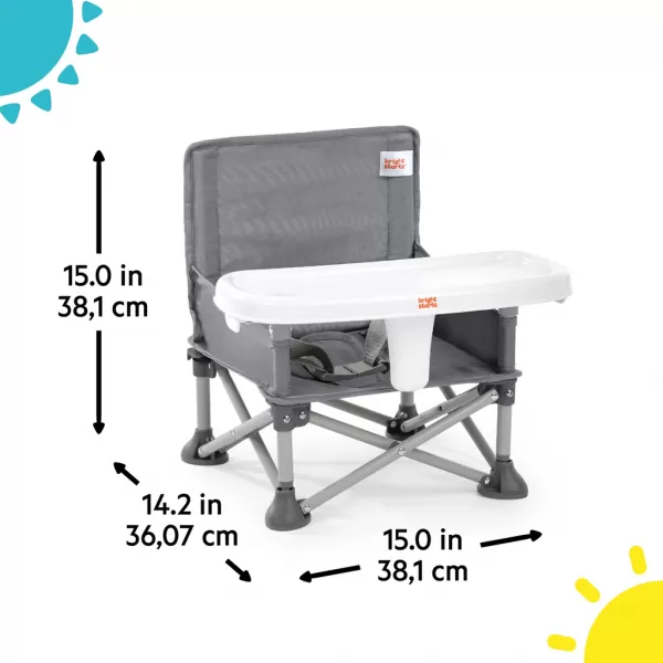 BRIGHT STARTS Židlička jídelní přenosná Pop 'N Sit™ 6m+ do 15kg