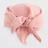 New Baby Dětský letní mušelínový šátek s kšiltem pink