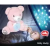 Milly Mally Plyšový usínáček medvídek s projektorem Bear pink