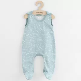 New Baby Kojenecké dupačky Classic II dino mátové