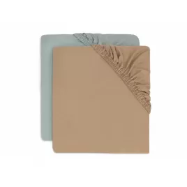 Jollein Prostěradlo napínací 120x60 cm 2 ks