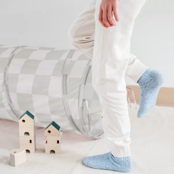 3 SPROUTS Dětský Tunel Recycled Checkerboard Beige