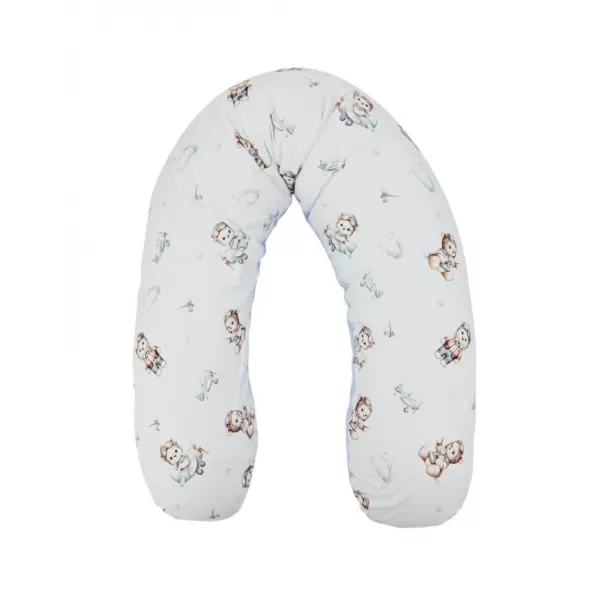 EKO Polštář kojicí Velvet Pilot Bear 180cm