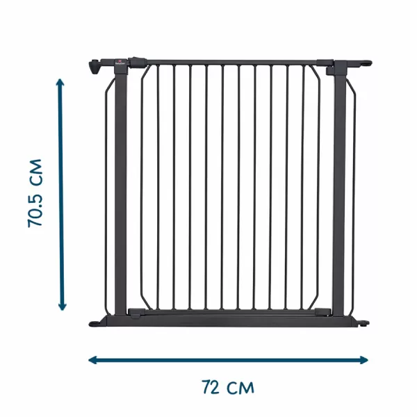Baby Dan sekce s dvířky pro zábranu CombiFit/ Carl, 72 cm černá