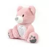 Milly Mally Plyšový usínáček medvídek s projektorem Bear pink