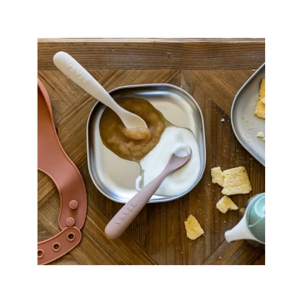 Beaba První lžičky silikonové 2 ks s pouzdrem