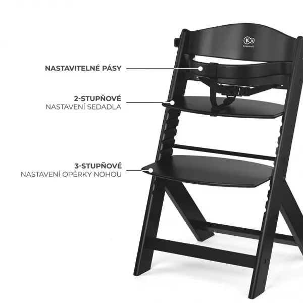 KINDERKRAFT Židlička jídelní Enock