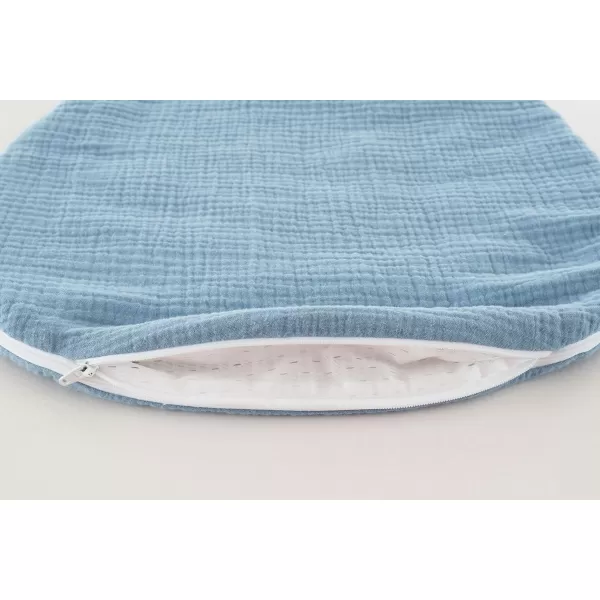 TRÄUMELAND Vnější spací pytel Liebmich Musselin Hellblau 50/56