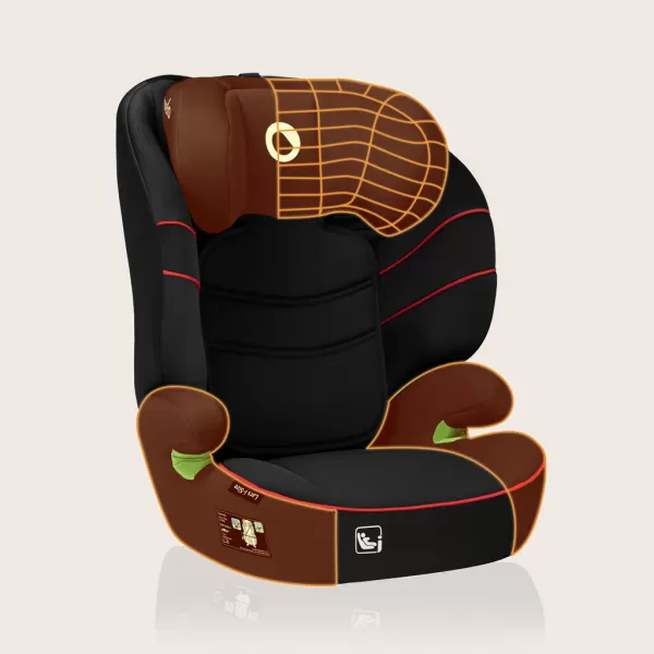 LIONELO Autosedačka Lars i-Size (100-150 cm)