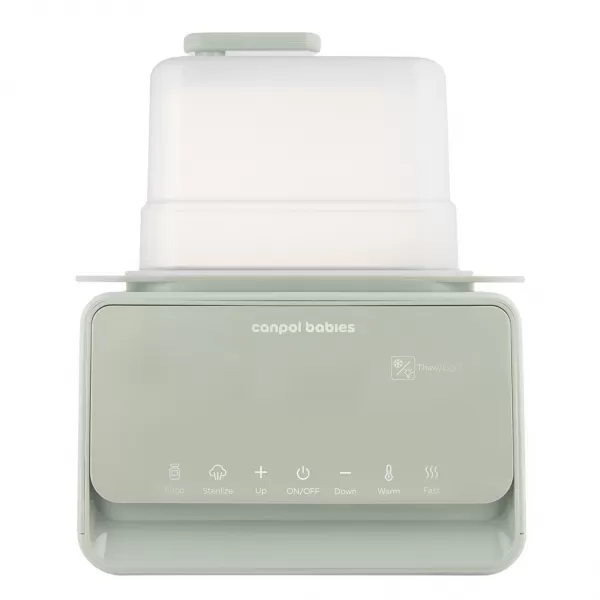 CANPOL BABIES Ohřívač a sterilizátor kojeneckých lahví elektrický double 7v1