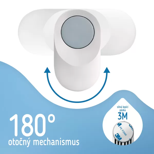 Sipo Dětská otočná zarážka do dveří s nastavením polohy, 2ks