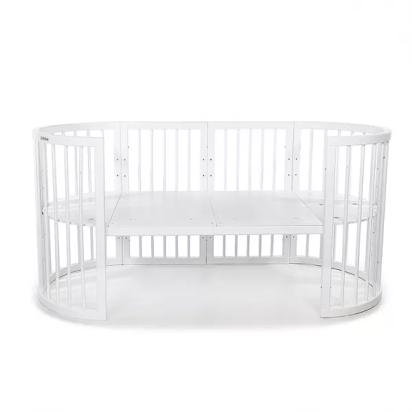 MIMIKO Postýlka roustoucí kulatá 9v1 Round White