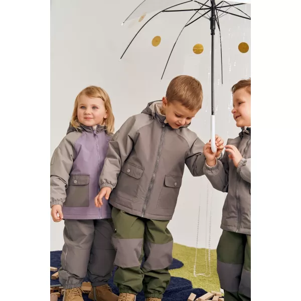 LEOKID Bunda Lilac Gray vel. 12 - 18 měsíců (vel. 80)